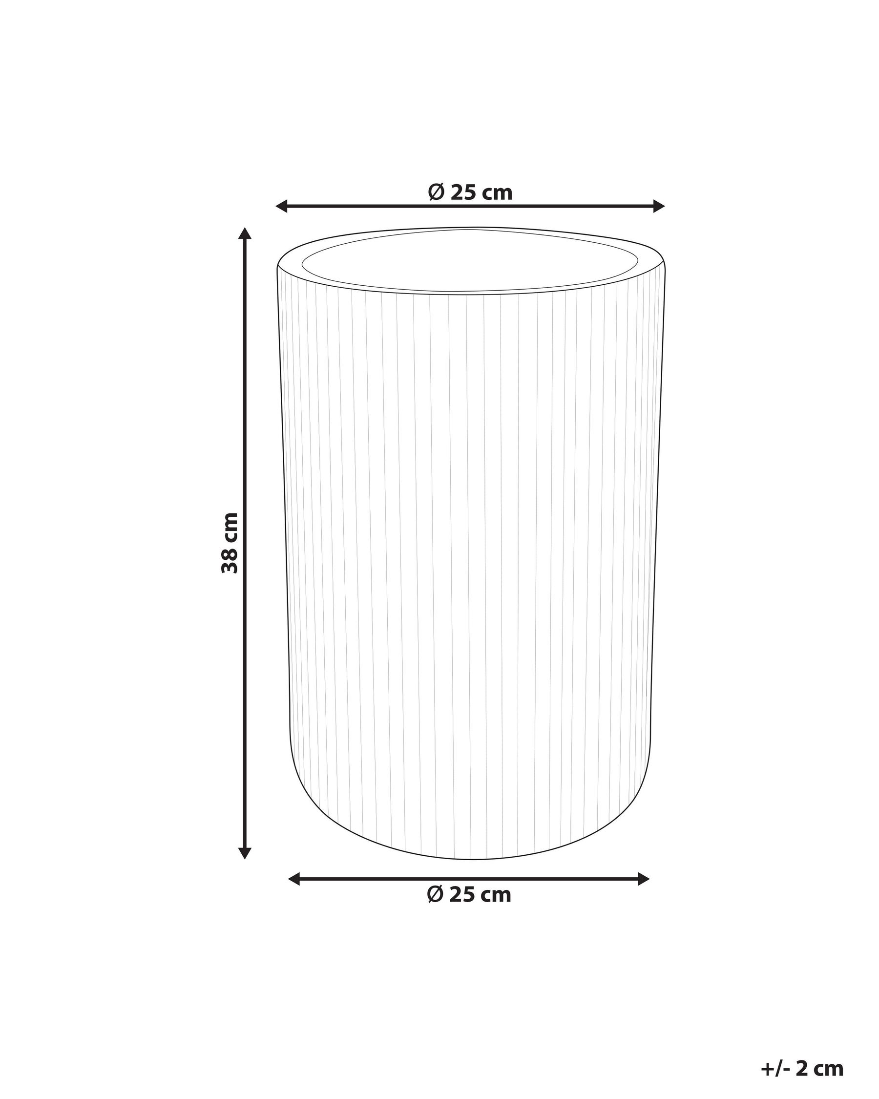 Kukkaruukku EANTIO 25 cm Ruskea_1018139