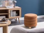 Pouffe CHILLY Boucle Golden Brown_961884