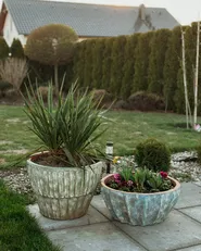 Plant Pot OSTRYA 51 cm Blue_977964