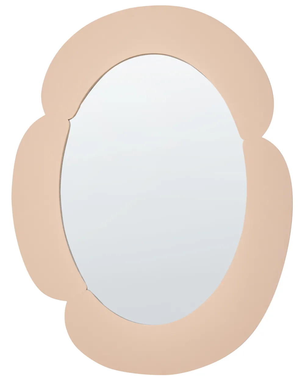 Wall Mirror ALVENA 60 cm 80 cm Beige