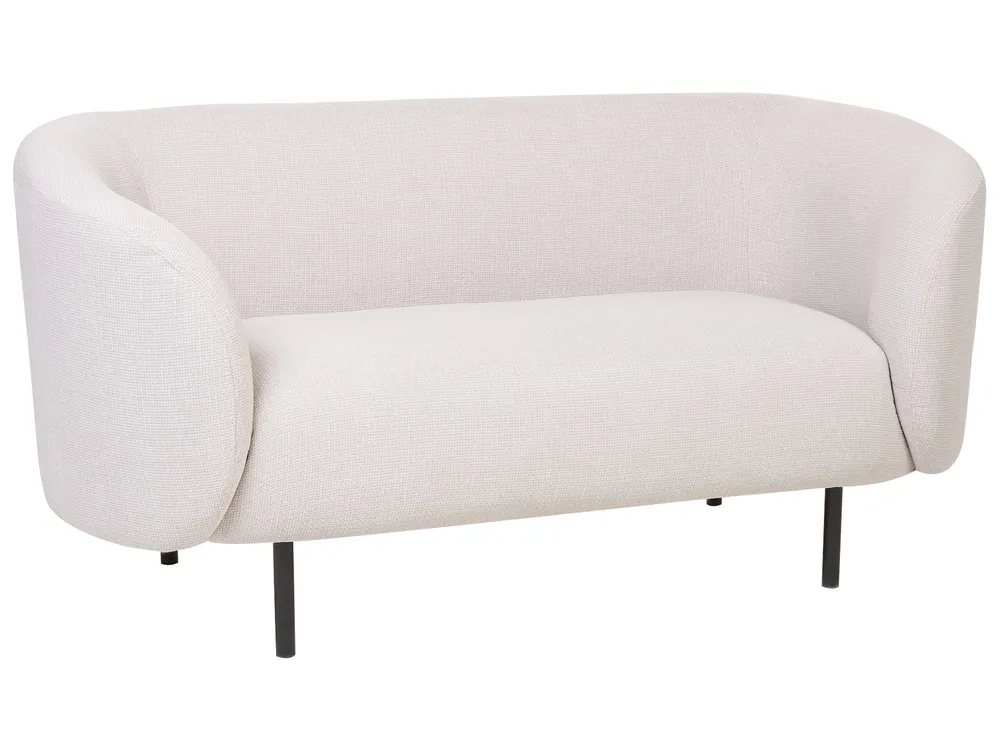 Sofa 2 Seater LOEN Fabric Light Beige_867498