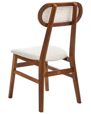 Ruokatuolisetti 2 kpl FALLON Puu Ruskea/vaaleanbeige_1064942