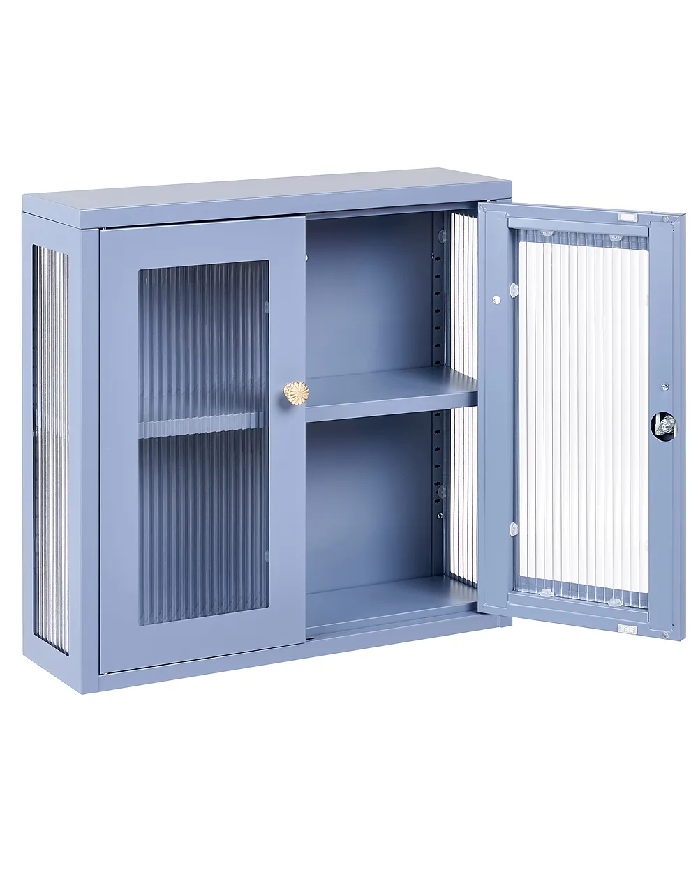 Seinäkaappi HARLYN 60 cm Metalli Sininen_1160875