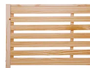 Bed Pine Wood CARNAC 180 x 200 cm (EU Super King) Light Brown_677864