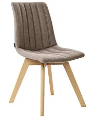 Set med 2 matstolar CALGARY Brun_958216