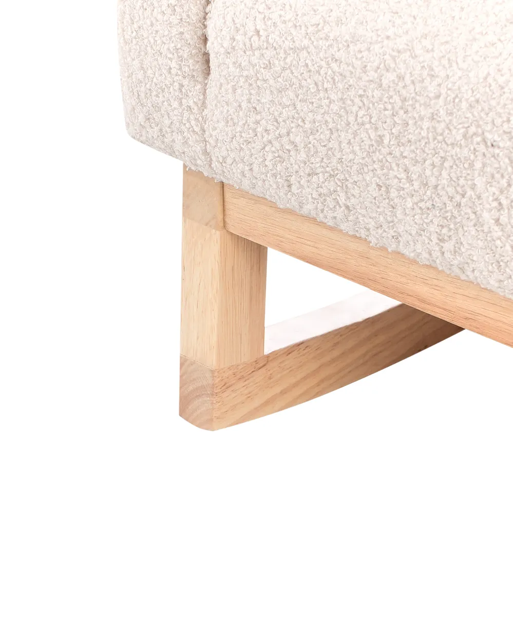 Gungstol för barn NORBY Bouclé Ljusbeige_989230