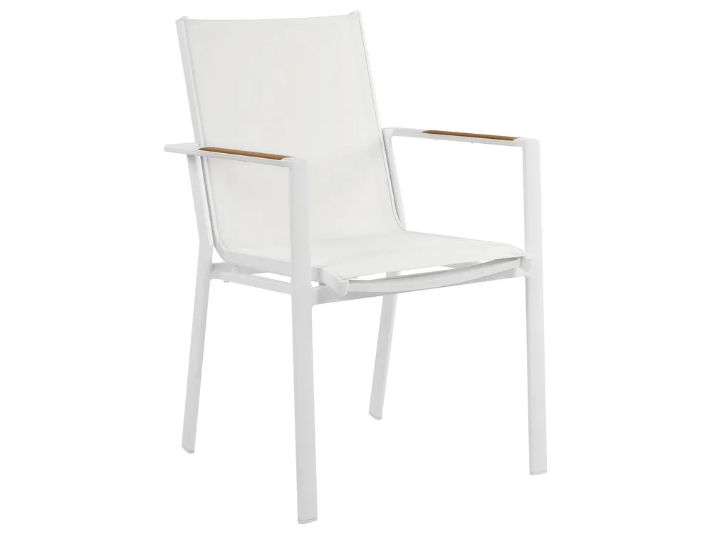 Garden Dining Set 8 Seater VALCANETTO/BUSSETO Metal White_922843