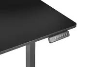 Työpöytä sähkösäädettävä TAVARES 120 cm 60 cm Musta_975784