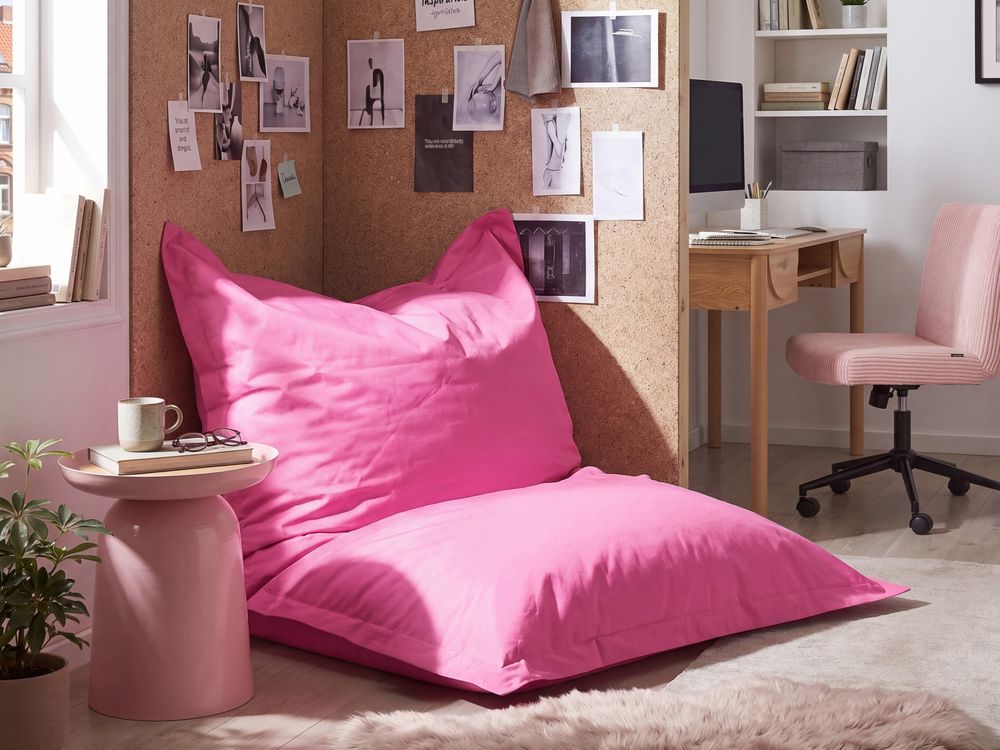 Sittesekk 300 L FUZZY 140 cm 180 cm Fuchsia