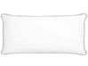 Bed Pillow PELISTER High 40 x 80 cm Microfibre White