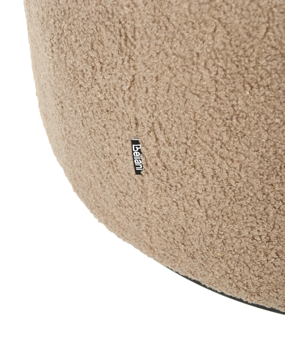 Swivel Armchair DAVIK Boucle Taupe_943666