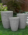 Kukkaruukkusetti 2 kpl CAMIA 35 cm Harmaa
