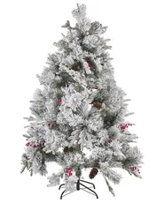 Artificial Snowy Christmas Tree MASALA 180 cm White_812962