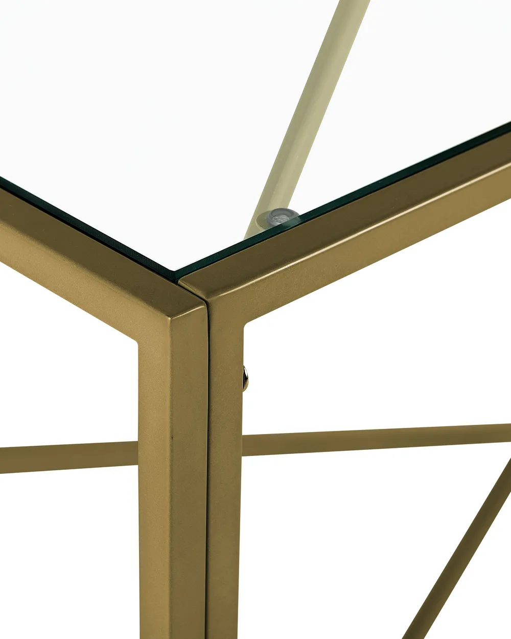 Console Table ORLAND Glass Gold_744305