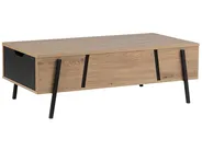 Coffee Table BLACKPOOL with Storage Brown/ Black_722828