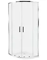 Suihkunurkka JUKATAN 80 x 80 x 185 cm Hopea