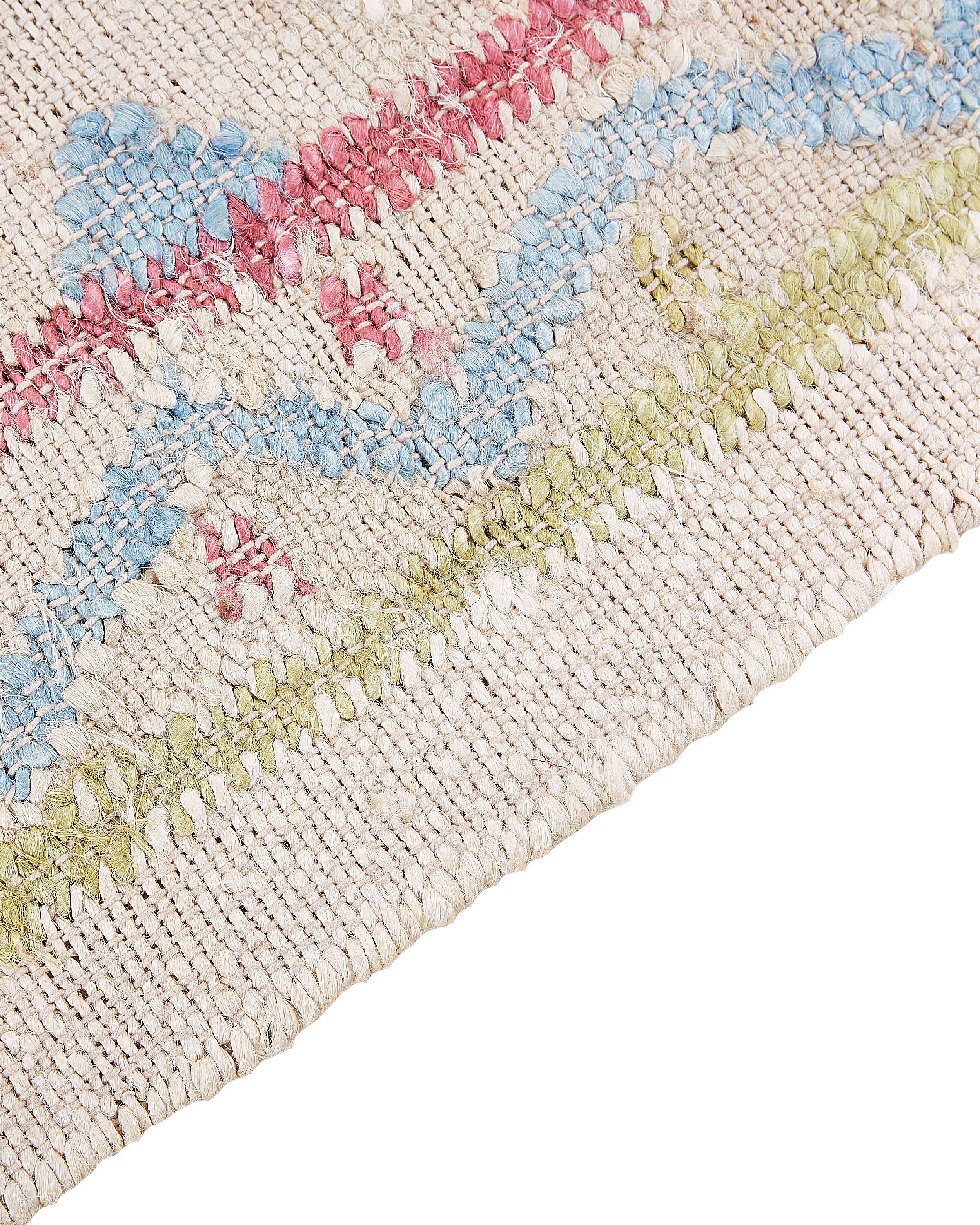 Rug TERKOS Multicolour 140 x 200 cm Jute_852666