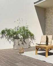 Blomkruka EDESSA 80 cm Ljusbeige_953724