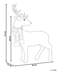 Figurine MUSTOLA 51 cm Reindeer White_832535