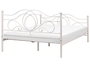 Sänky Metalli LYRA 160 x 200 cm Vaaleanbeige_1162027
