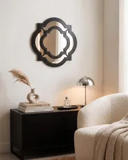 Wall Mirror COBETA 51 cm 51 cm Black_904431