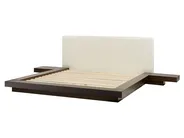 Bed ZEN 160 x 200 cm (EU King Size) Dark Ash Wood_751558
