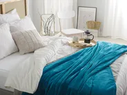 Blanket SAITLER 200 x 220 cm Turquoise_770494