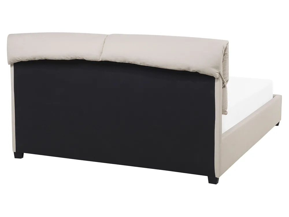 Waterbed Fabric BELFORT 160 x 200 cm (EU King Size) Light Beige_849976