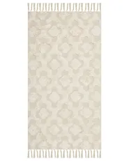 Matto AKSARAY Beige 80 x 150 cm Puuvilla_849104