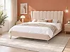 Sänky Sametti MIRIBEL 160 x 200 cm Beige
