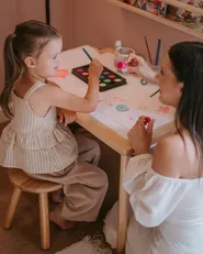 Lasten pöytä ja tuoli KEMPSEY montessori säilytystila Vaaleanruskea_1114825