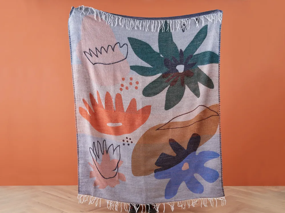 Blanket BAIDI 130 x 170 cm Multicolour_868848
