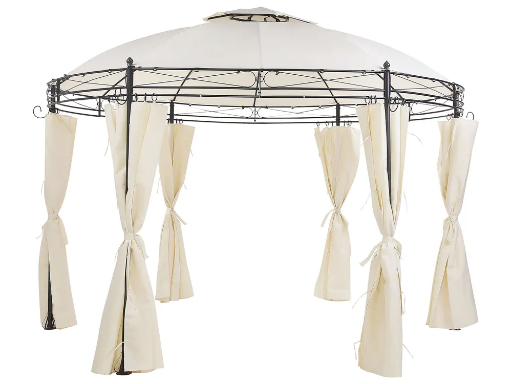 Gazebo SAFARA 368 cm 368 cm Metal Beige