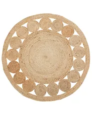 Matto AHLAT Beige ø 120 cm Juutti_756610