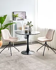Ruokatuolisetti 2 kpl NAVASOTA Sametti Beige_1182540