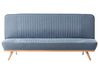 Sofa Bed 2 Seater KALFAFEL Fabric Blue
