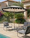 Market Parasol 270 cm ISOLOTTO Beige