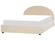 Ottoman Bed VAUCLUSE Boucle Beige 180 x 200 cm (EU Super King)_820383