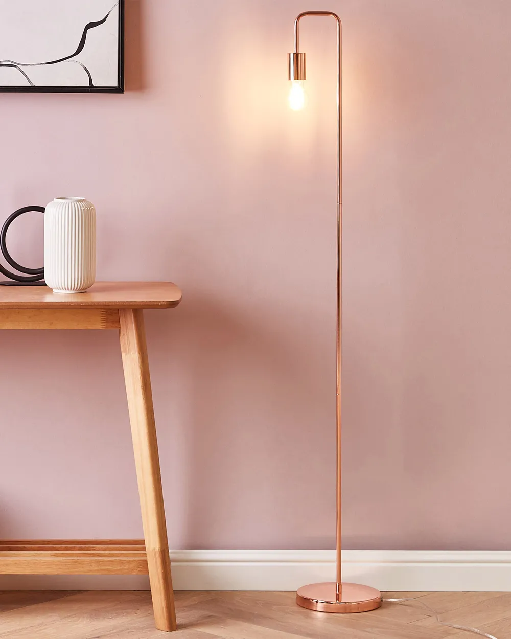 Floor Lamp SAVENA Metal Copper