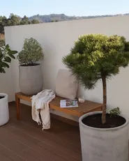 Plant Pot PYLAROS 36 cm Grey_1056997