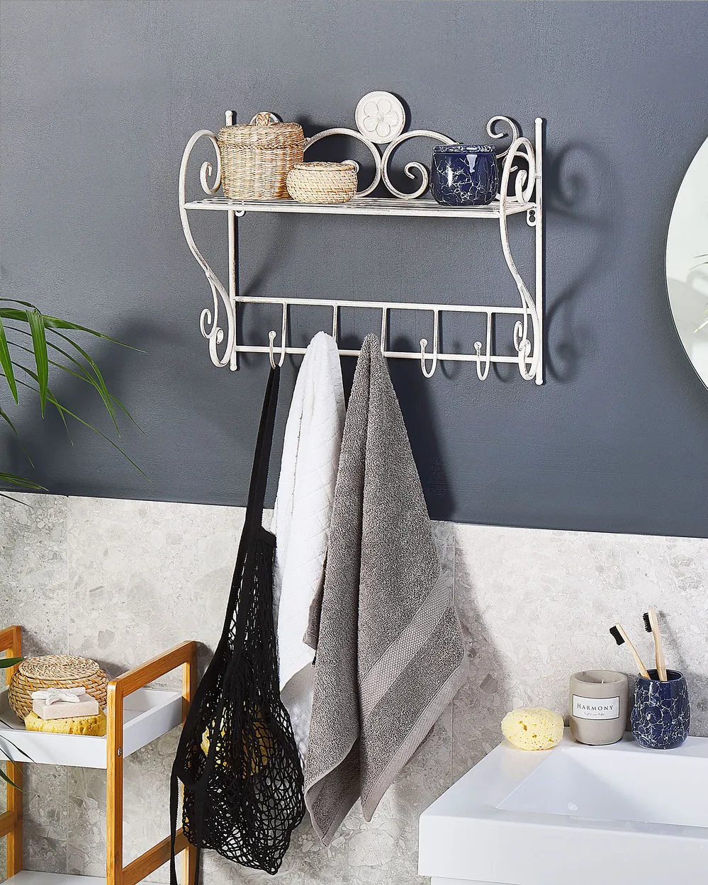 Wall Shelf OSORNO Metal White