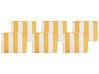 Set of 6 Garden Chair Cushions TOLVE 39 x 31 cm Yellow