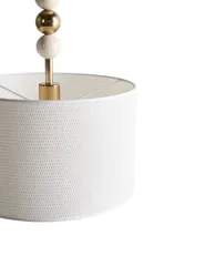 Pendellampa LOKY Metall Mässing/Beige_1024705