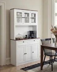 Kitchen Hutch PIMBA 100 cm White_1099949
