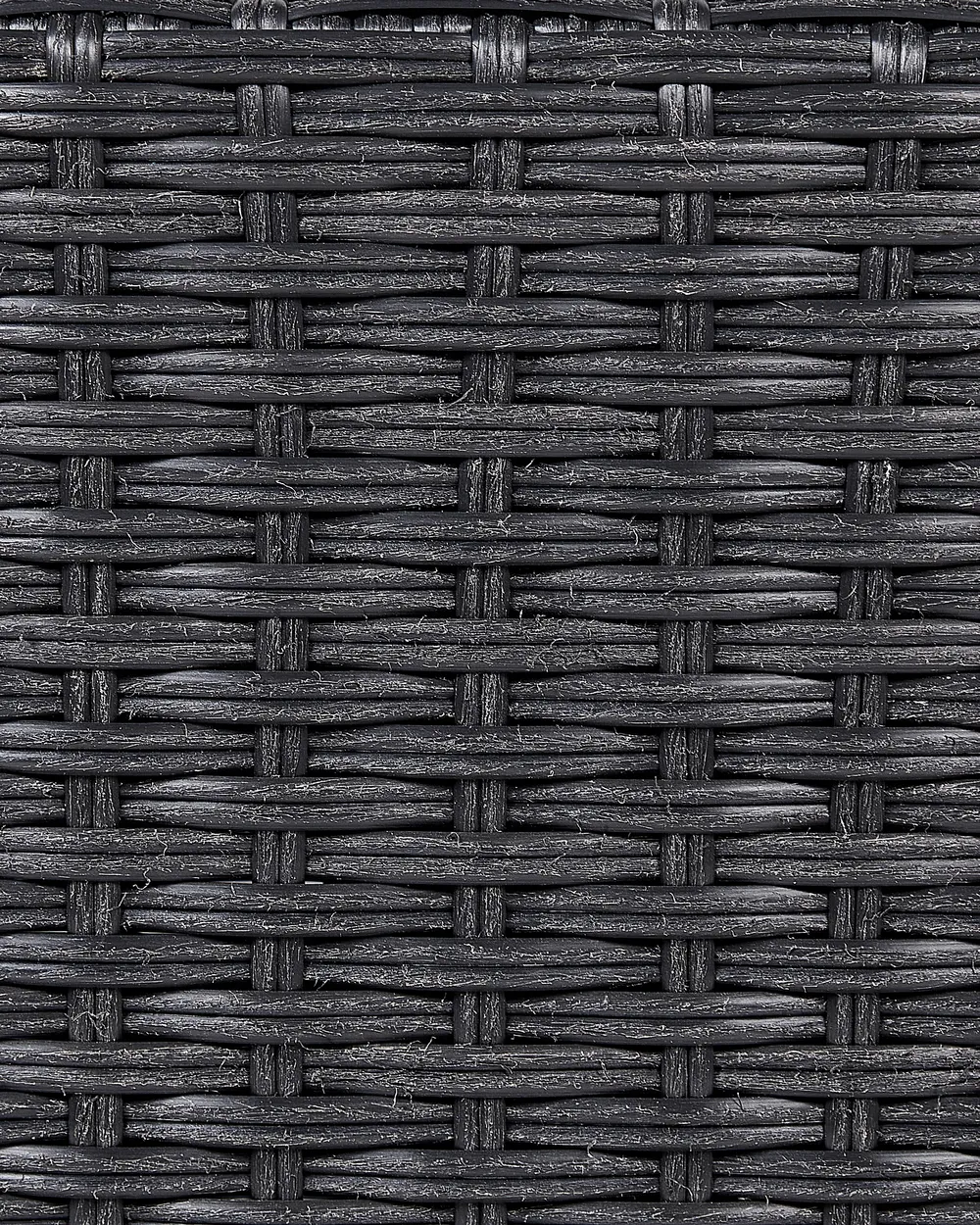 Plant Pot BELLIS 82 cm PE Rattan Black_914420