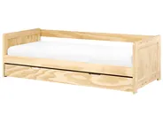 Utdragbar säng Furu GRAVELINES 90 x 200 cm Ljusbrun_939566