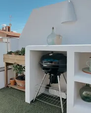 Charcoal BBQ Grill MARAPI Metal Black_930094
