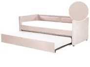 Utdragbar säng Manchester MIMIZAN 90 x 200 cm Pastellrosa_843711
