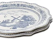 Astiasto 20 osaa BAY LEAF Posliini Valkoinen/sininen_1191744