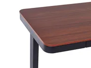 Electric Adjustable Standing Desk KENLY 120 cm 60 cm with USB Port Dark Brown_840245